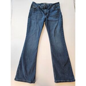 Wrangler Bootcut Jeans Women Size 12 Medium Blue Mid‎ Rise Denim